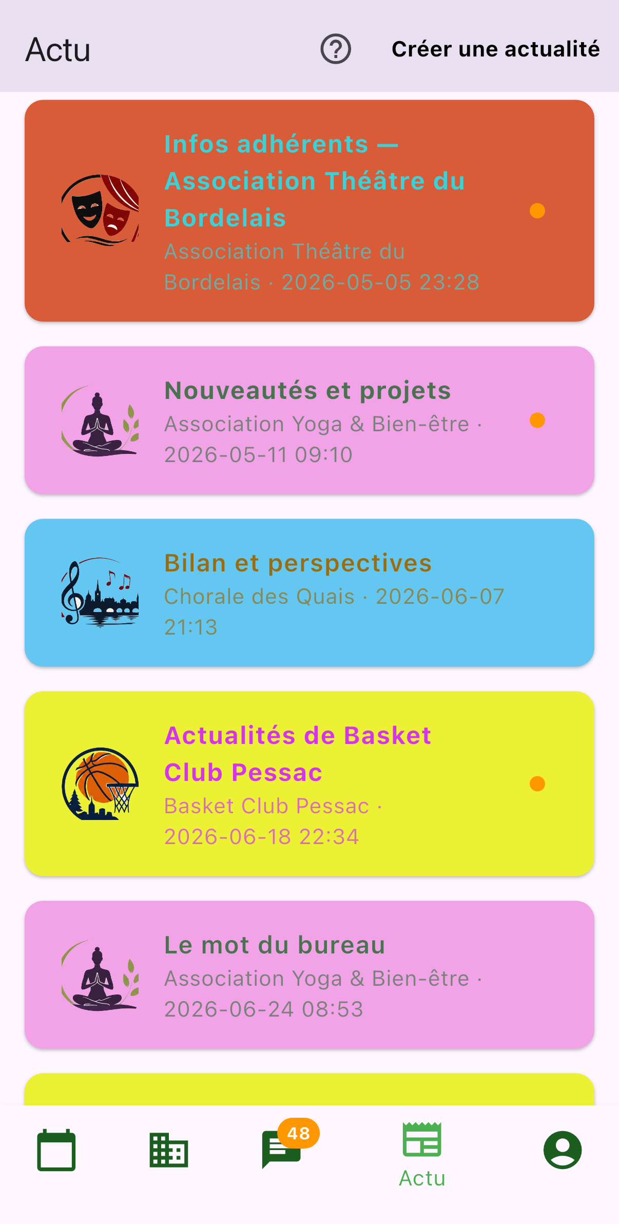 Actualités