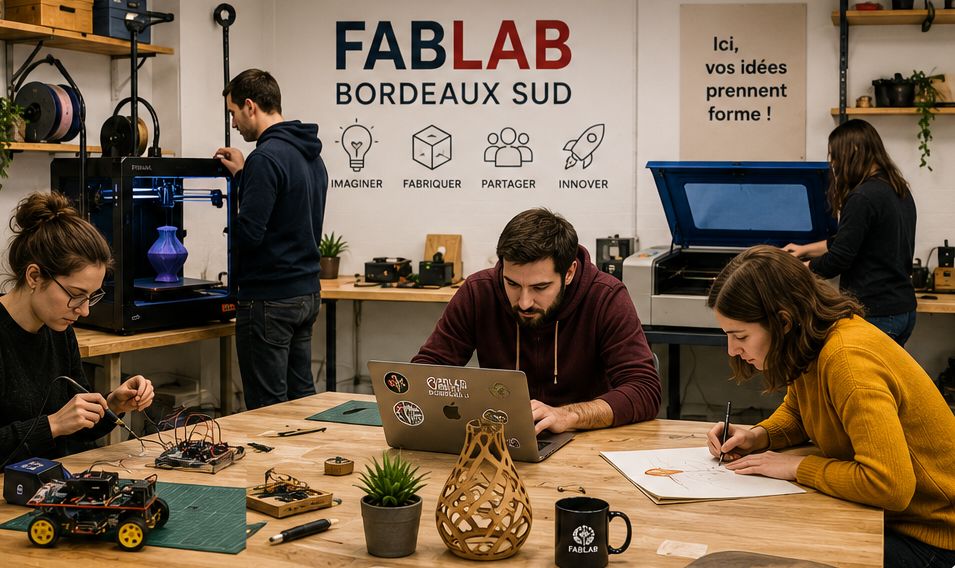 Présentation de FabLab Bordeaux Sud